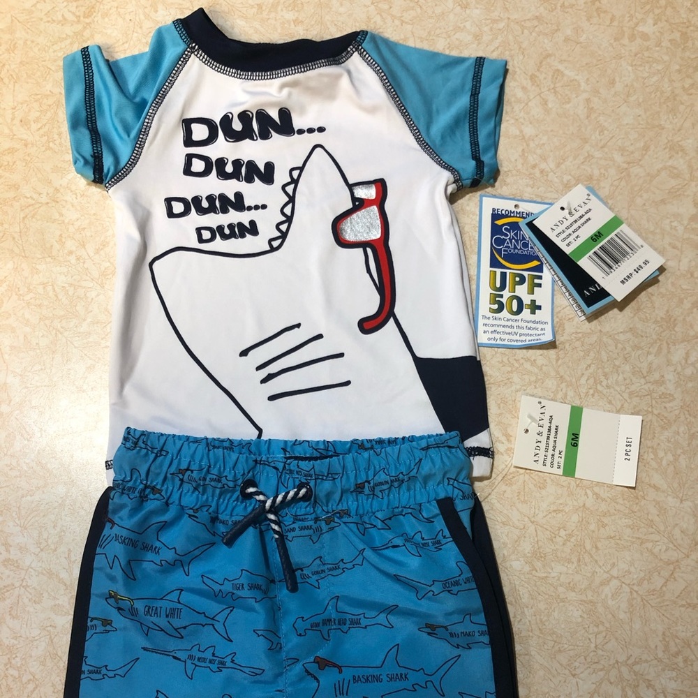NWT Shark Swimsuit